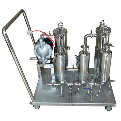 وقود الديزل 100psi الفولاذ المقاوم للصدأ SS3316L آلة ترشيح السائل